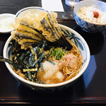Nogizaka Choujuan - 茄子天おろし蕎麦と菜めし