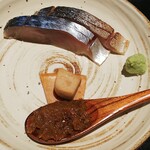 Teuchisoba asunaro - ◆前菜◆〆鯖・炙り〆鯖・チーズなど♪わさび添え♪