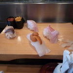 八田寿司 - 単品で頼んでいたのできたならしいですが・・お寿司