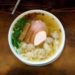 らーめん 鉢ノ葦葉 - 塩わんたん麺大盛