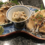 船正 - これがあわびまるまる1つ分です。