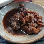 日の出製麺所 - 味付け肉