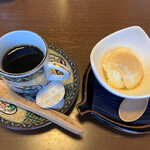 Edoichi - ランチのコーヒーとアイス