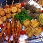 つちの子 - 料理写真:新メニュー　串揚げを始めました!!!　１０種類以上取り揃えております。　
