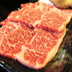 炭火焼肉　鶴 - 和牛 上バラ　1,470円