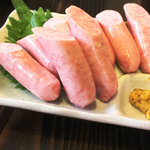 炭火焼肉　鶴 - 黒豚ウインナー　420円
