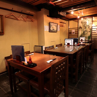 落ち着きある和造り空間でゆったりと憩いの一時を