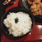 ふじやからあげ - ご飯