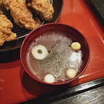 ふじやからあげ - スープ