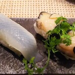 玄海鮨 - イカ  アワビ