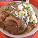 ちばから - 再訪問 2020/02 らーめん(豚一切れ) 「ニンニクネギ」(900円)