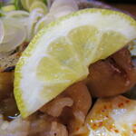 酒蔵 力 - レモンを絞って