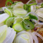 酒蔵 力 - 葱たっぷり