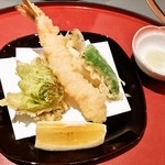 日本料理 風車 - 揚物　天婦羅 海老 野菜