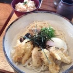 うどん山長 - 鶏天はやめられない！