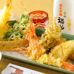 旬の天ぷら盛り合わせ