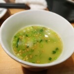 焼鳥唐揚ハイボール - 鶏白湯スープ