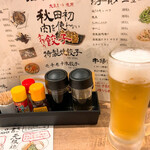 Tsunemaru Bai Gamushara - 生ビール500円