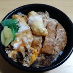 HottoMotto - えび天牛とじかつ丼です。(2020年2月)