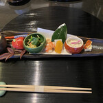 京都一の傳 本店  - 季節の前菜盛り合わせ
