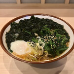 そばの神田 東一屋 - アサソバビンボー！　
      朝そば＋わかめ！
