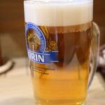 Ajidokoro Shimizu - 生ビール