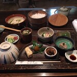 ほっとい亭 - 料理写真:木のコース自然薯2750円です。山芋のコース1750円は自然薯の刺身が付かないそうです。