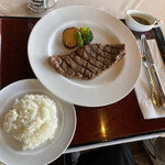 小金井カントリー倶楽部 レストラン - Kさんのサーロインステーキ