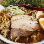 くじら食堂 nonowa 東小金井店 - 特性醤油
                                平たい麺が美味しかった♪