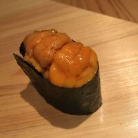 鮨 利﨑 - 浜中産のバフンウニ　素晴らしい