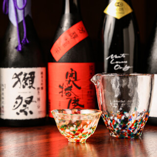 We offer over 20 types of sake! We will choose the perfect cup for your Wagyu beef.