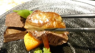 h Teppan Steak Imura Tei - フォアグラステーキ