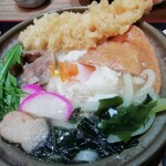 本格手打うどん 麺むすび - 鍋焼うどん850円