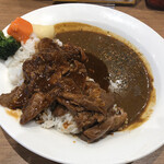 カレーショップ C＆C - 柔らか牛たんビーフカレー(肉増し)　¥1,140