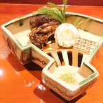 銀座 しのはら - 鼈と下仁田葱天婦羅