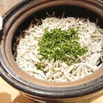 銀座 しのはら - 氷魚と蕨のご飯