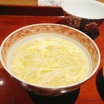 銀座 しのはら - 2番出汁のにゅう麵