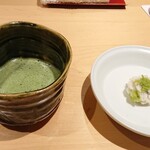 銀座 しのはら - お抹茶と下萌え