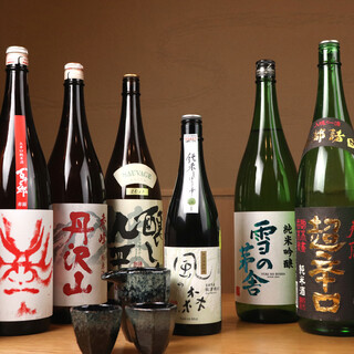 Pairs well with soba and other dishes. ◇Japanese wine and sake◇ that even the drinking bee is satisfied with