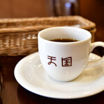 珈琲 天国 - 【ホットケーキセット@1,100円】ホットコーヒー