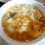 四川中華 ながを - ４．卵スープ