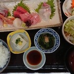 Shunsai Wazen Sagawa - 刺身定食
