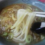 もり幸 - 大洲「もり幸」カレーうどんの麺