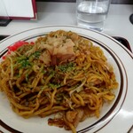 まるは - 焼きそば。なかなかに美味しい焼きそばでした(^.^)