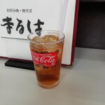 まるは - コーヒーかウーロン茶付き。ウーロン茶を頂きました。