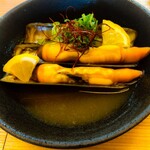 旬魚菜 plus 伊賀牛 ～悠～ - マテ貝のバター炒め780円