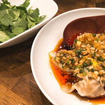 創作麺工房 鳴龍 - 海老ワンタン　450円