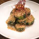 創作麺工房 鳴龍 - ごまきゅうり　300円