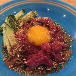 燗の美穂 - 会津の馬ユッケ