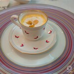 ピア - パンプキンのクリームスープ。